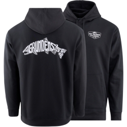 MEN'S DWR HD HOODIE - EAT SALMON GRAPHIC BLACK 2X-LARGE